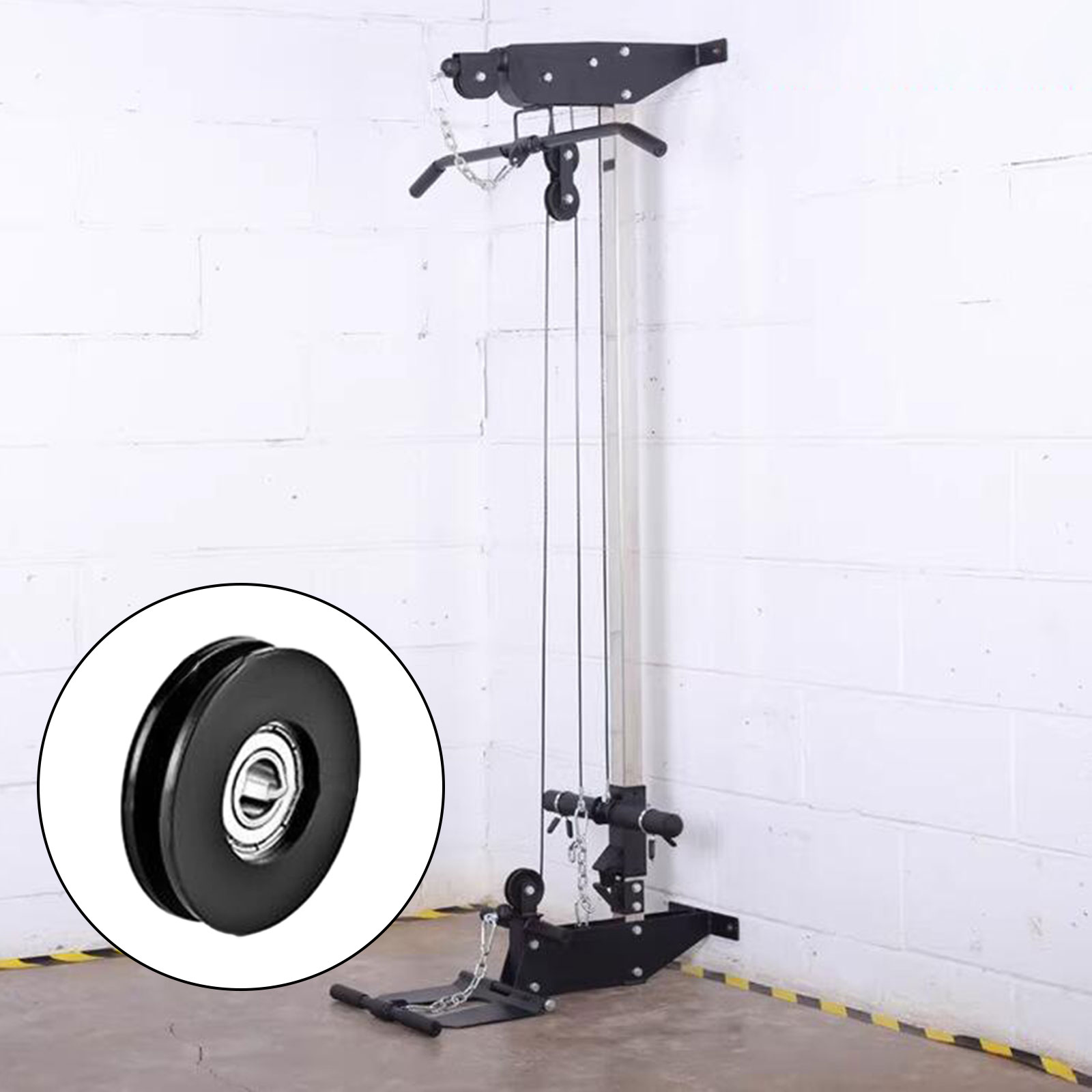 Home Gym Universal Machine - Fitness Pulley Wheel Parts Convenient Wear