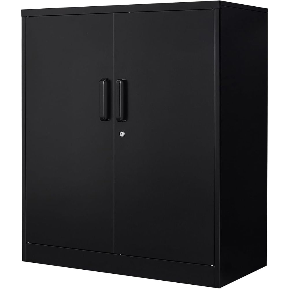 Home Gym Garage - 35.5 Double Door Metal Storage Cabinet