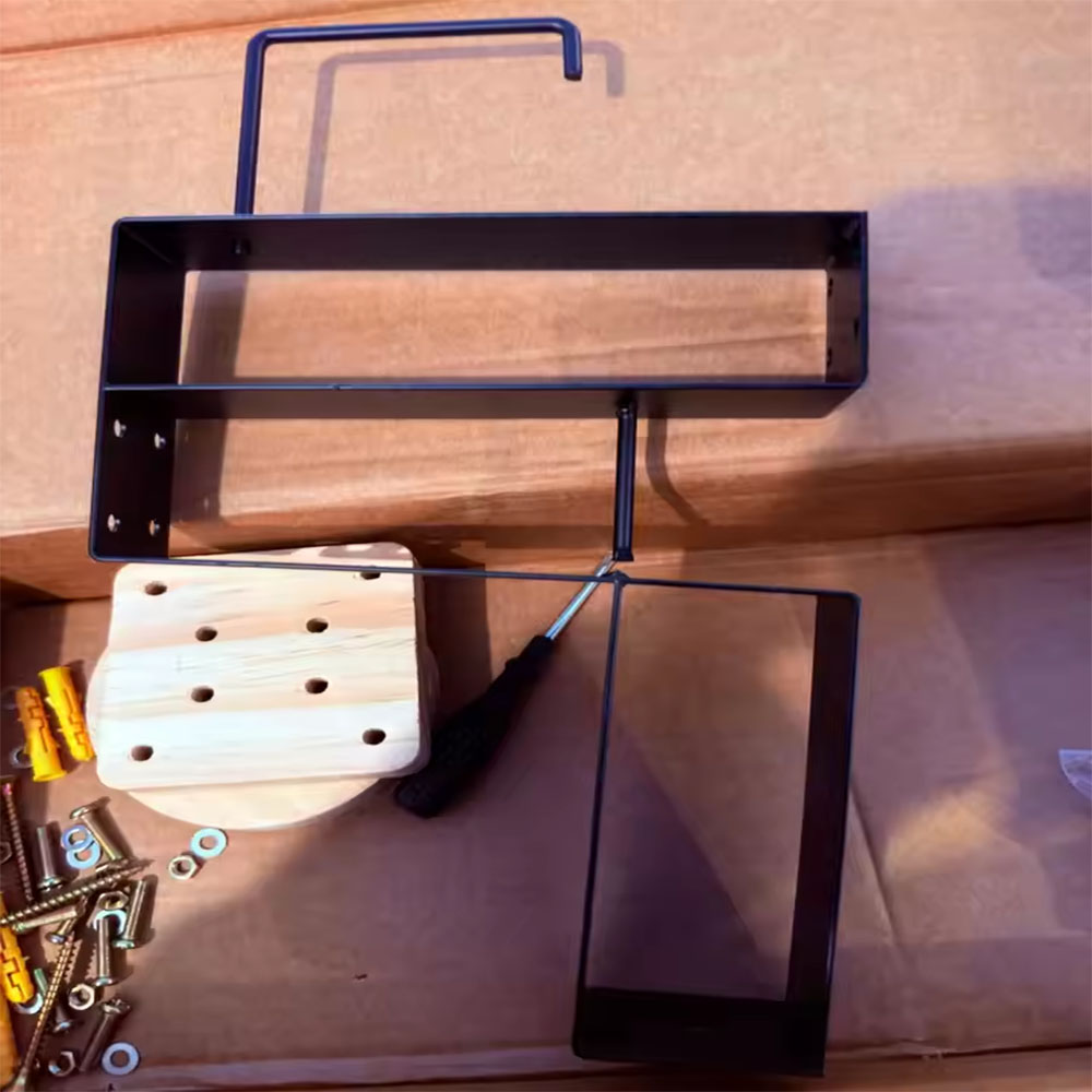Wood Motorcycle Helmet Holder  - Home Gym Garage 리뷰 및 가격