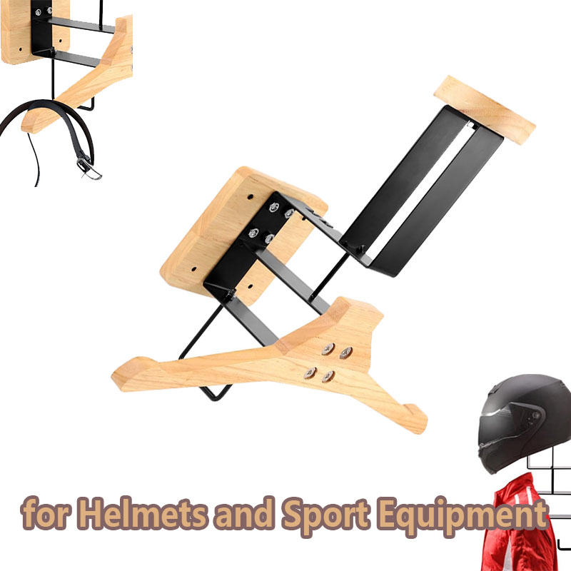 Wood Motorcycle Helmet Holder  - Home Gym Garage 리뷰 및 가격