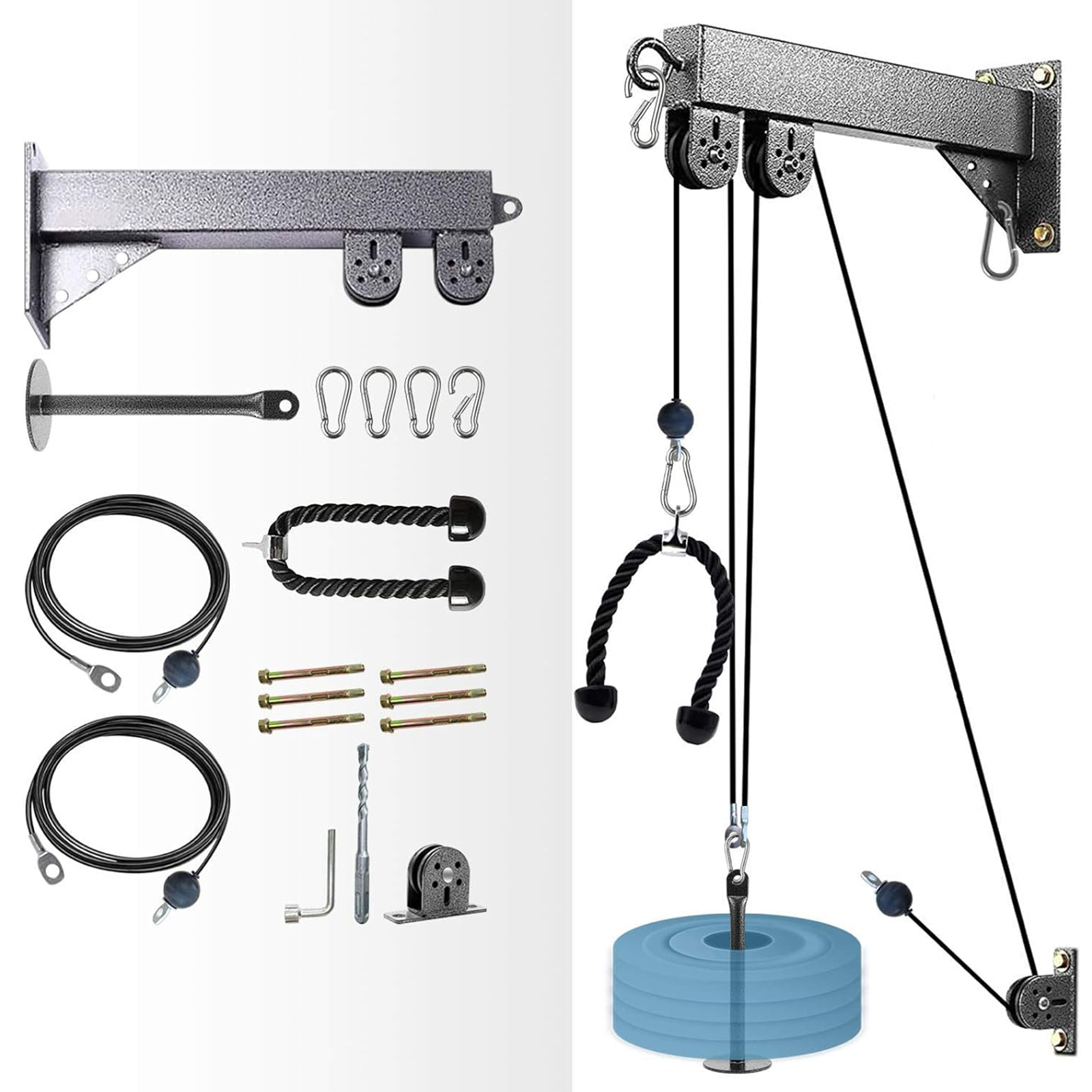 Fitness Cable Pulley System fo - Home Gym Diy Pulley System 리뷰 및 가격