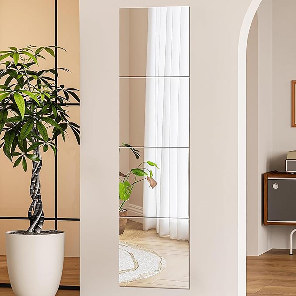 4Pcs Acrylic Mirror Wall Stick - Home Gym Wallpaper 리뷰 및 가격