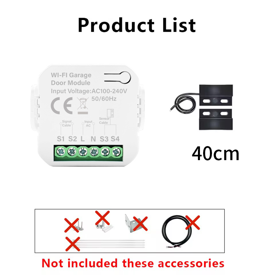 Smart Tuya WiFi Garage Door Sw - Home Gym Garage 리뷰 및 가격