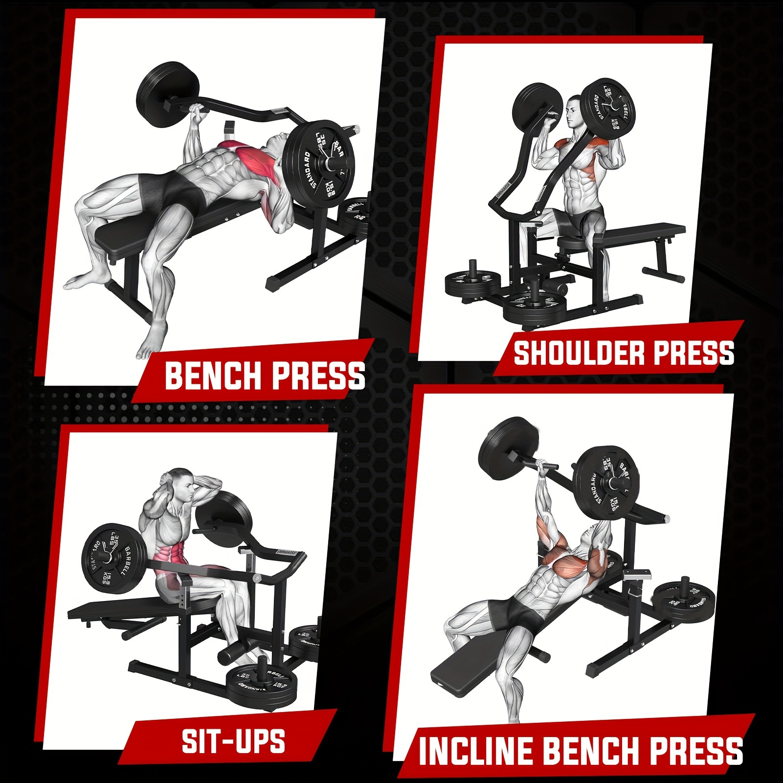 4-IN-1 Compact Chest Press Mac - Home Gym Universal Machine 리뷰 및 가격