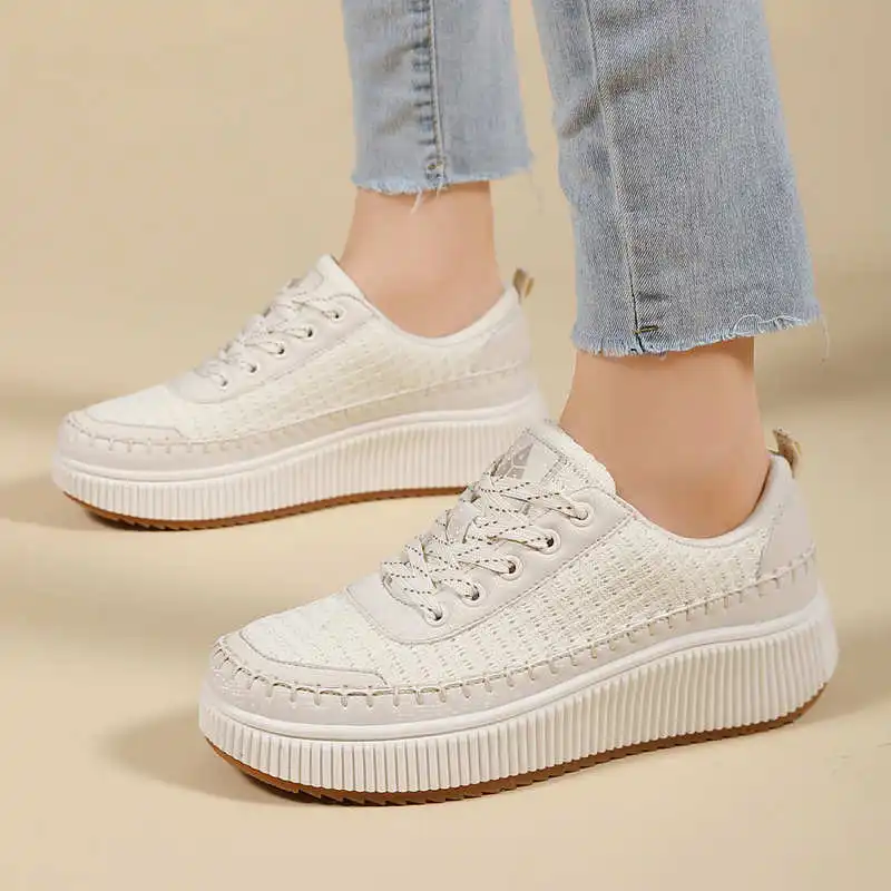 Brown Shoes Woman Flats Autumn - Home Gym Cost 리뷰 및 가격