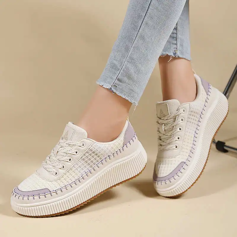 Brown Shoes Woman Flats Autumn - Home Gym Cost 리뷰 및 가격