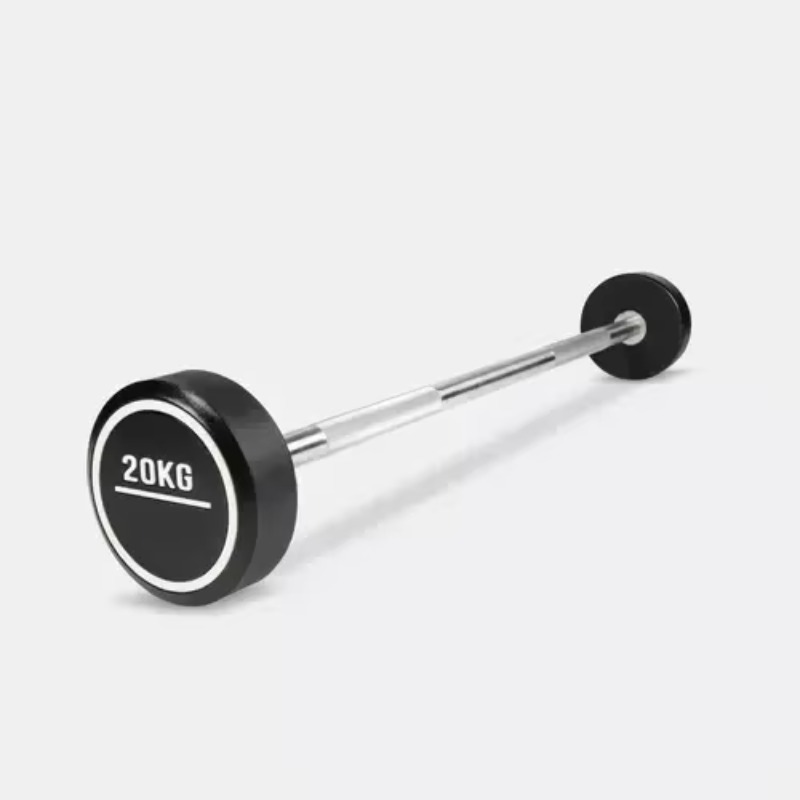 Round Rubber Coated Curl Fixed - Olympic Barbell 20Kg 리뷰 및 가격