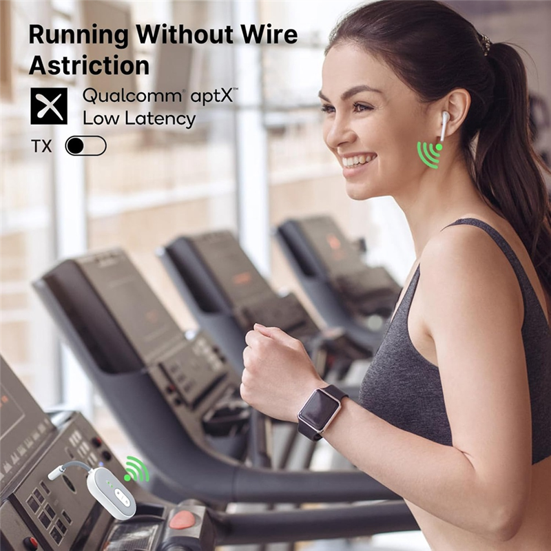 ABSQ-2 In 1 Bluetooth 5.3 Adap - Home Gym Video 리뷰 및 가격