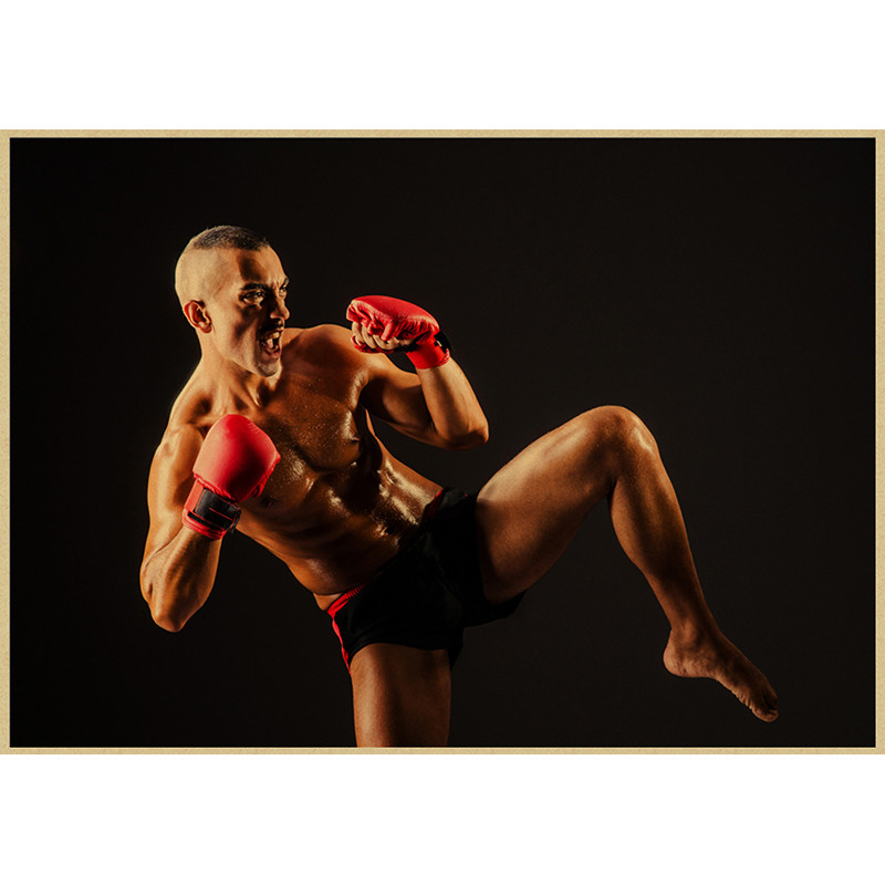 Kraft Paper Painting Poster Bo - Home Gym Wallpaper 리뷰 및 가격