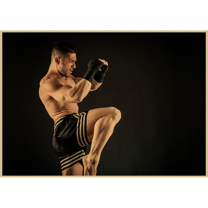 Kraft Paper Painting Poster Bo - Home Gym Wallpaper 리뷰 및 가격