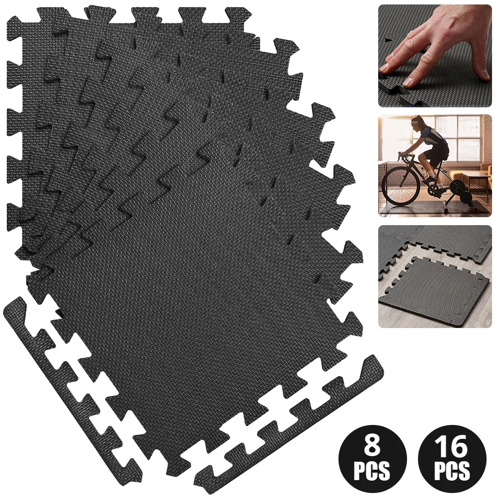 8/16 Pcs Gym Mat Cross-pattern - Home Gym Garage 리뷰 및 가격