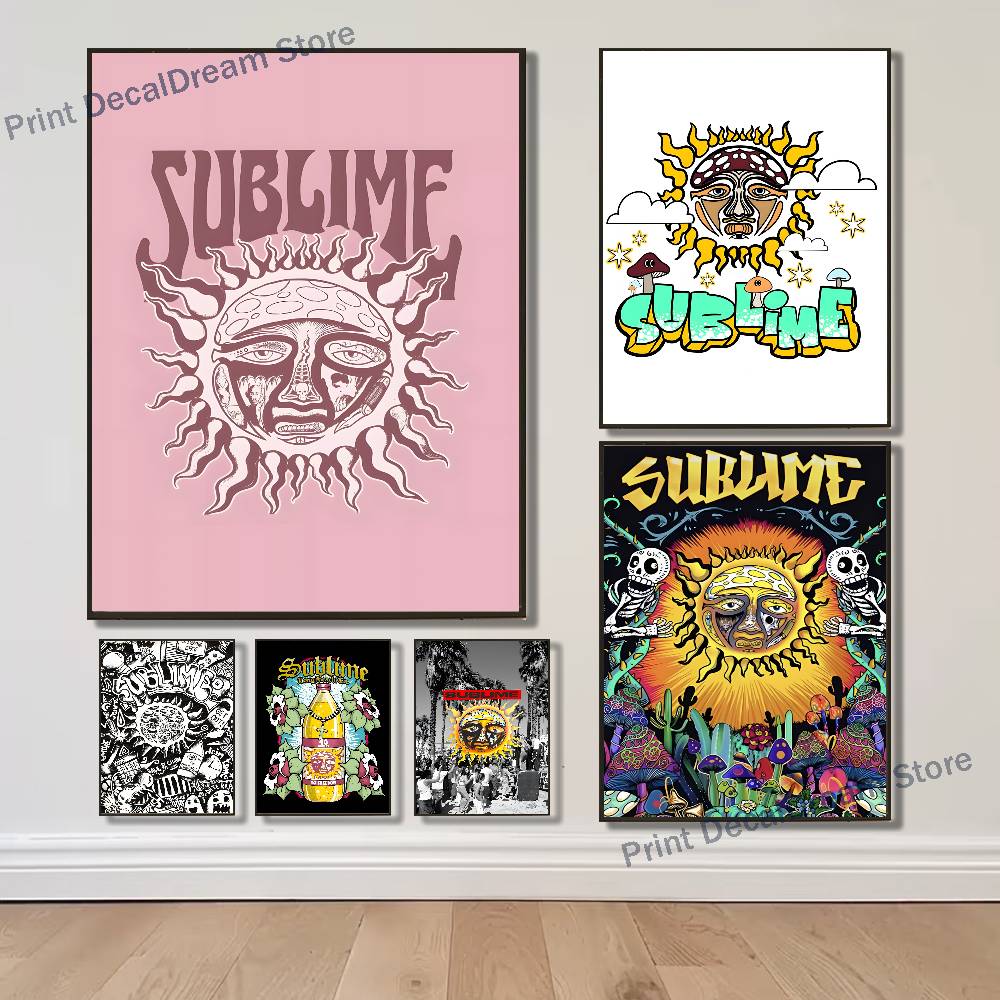 Band S-Sublime Poster Home Gym - Home Gym Wallpaper 리뷰 및 가격