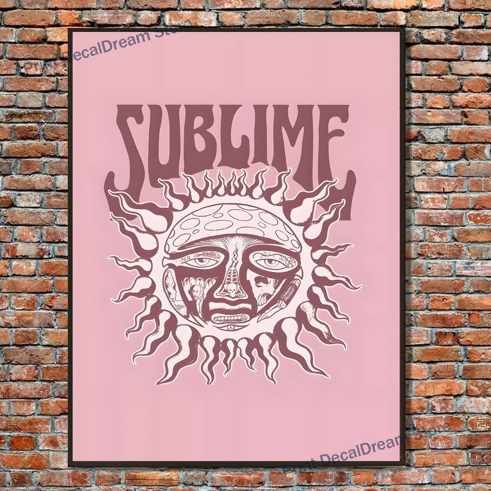 Band S-Sublime Poster Home Gym - Home Gym Wallpaper 리뷰 및 가격
