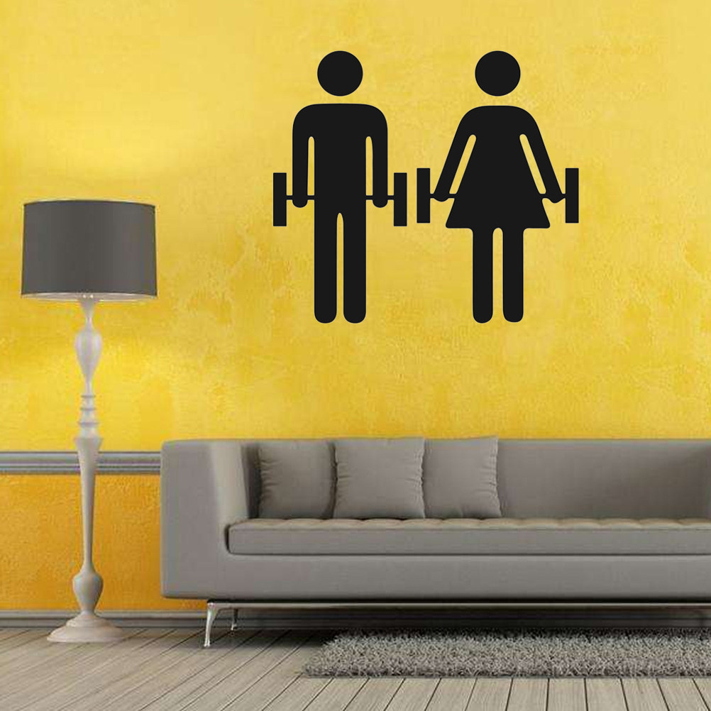 Wall Sticker Removable Vinyl D - Home Gym Wallpaper 리뷰 및 가격