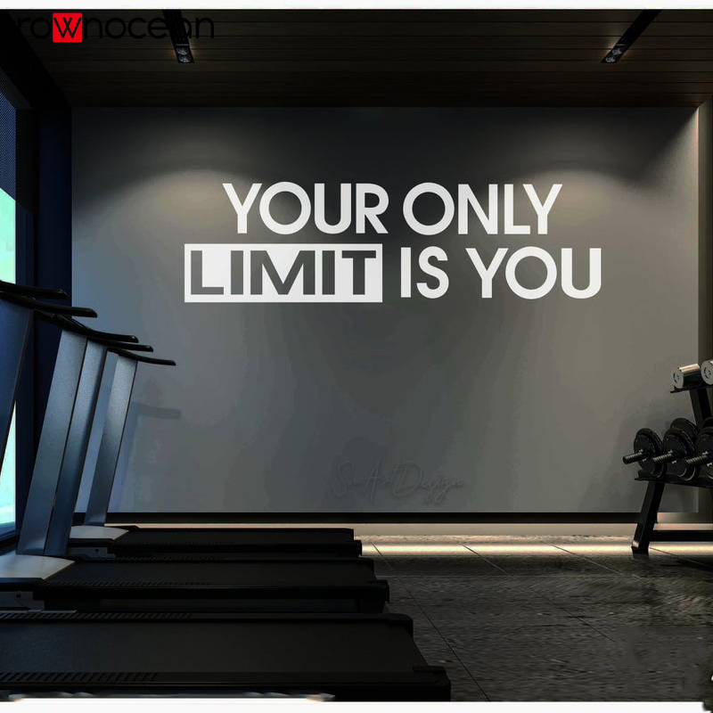 Your only limit is you - Wall  - Home Gym Wallpaper 리뷰 및 가격