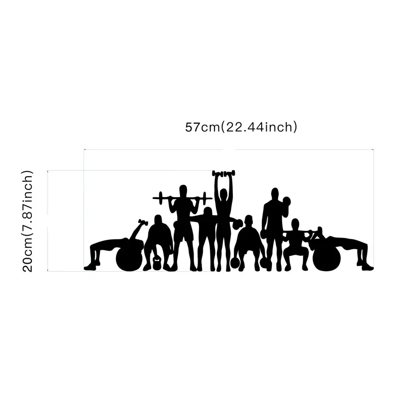 Vinyl Wall Art for Fitness Ent - Home Gym Wallpaper 리뷰 및 가격