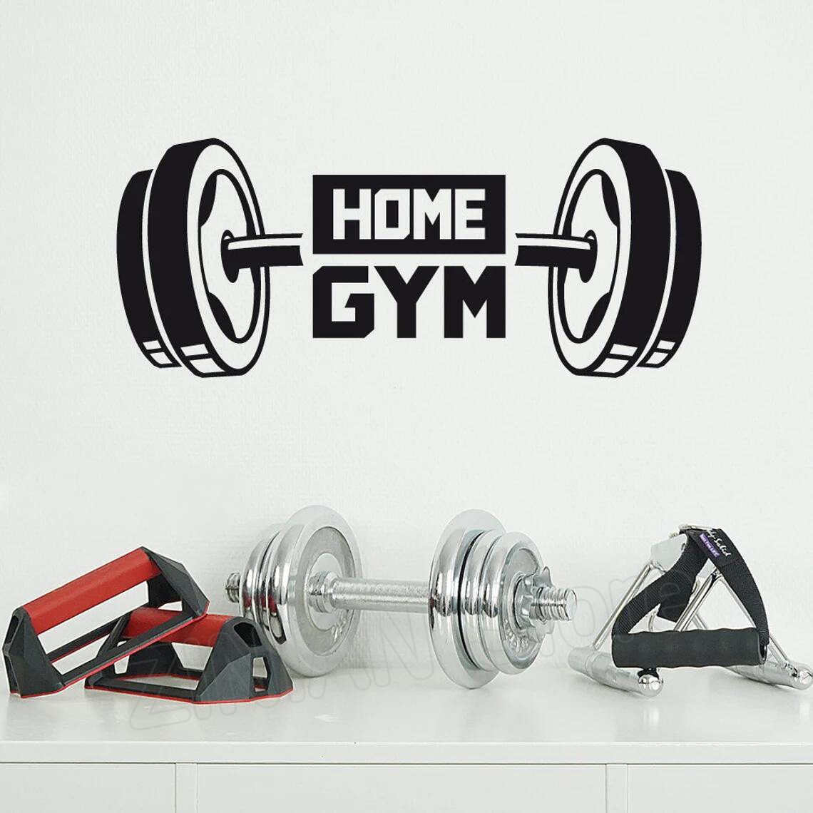 Fitness Home Gym Decor Wall St - Home Gym Wallpaper 리뷰 및 가격