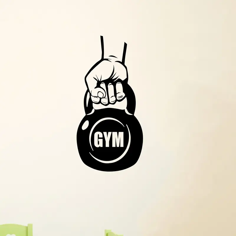 Gym Wall Decal Sticker - Kettl - Home Gym Wallpaper 리뷰 및 가격