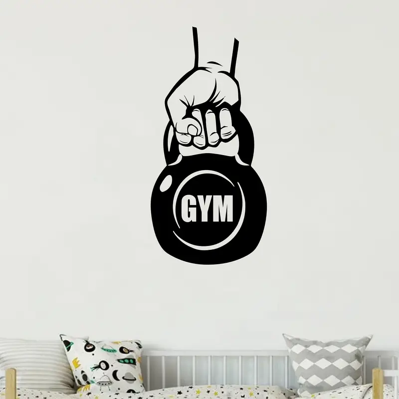 Gym Wall Decal Sticker - Kettl - Home Gym Wallpaper 리뷰 및 가격
